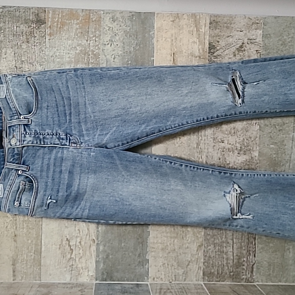 Lucky Brand Stevie High Rise, Wide Leg Jeans 8/29A